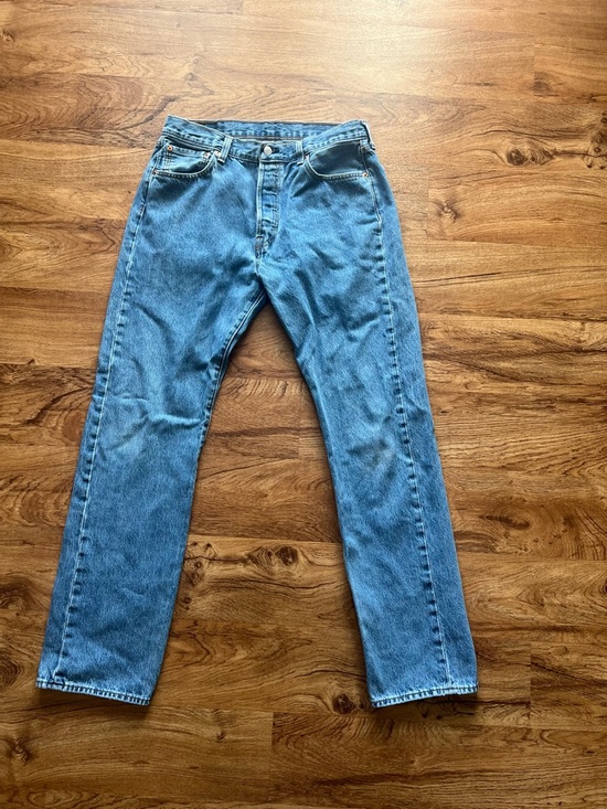 Levi's Other - Levi’s 501 Original Fit Jeans Men’s 34x34 ButtonFly LightWashStraightLegClassic